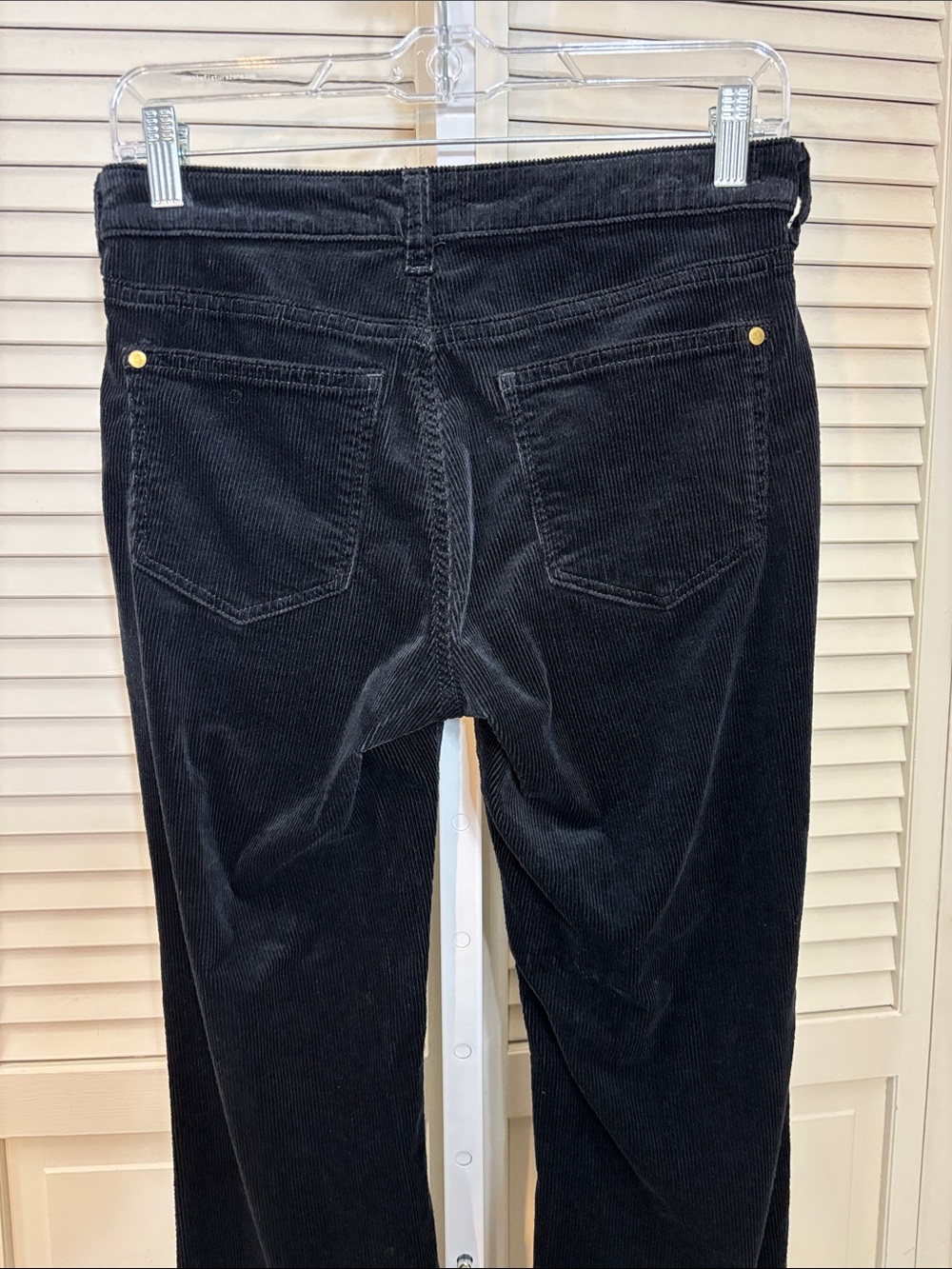 Anthropologie Pilcro Icon Low-Rise Corduroy Chop Pocket Flare Jeans Size 26 - Picture 12 of 16